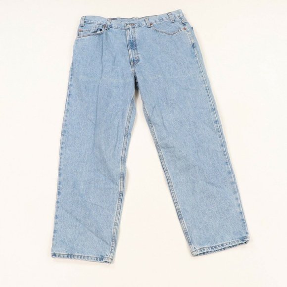 NOS Vintage Levis 550 Relaxed Fit Denim Jeans Blue